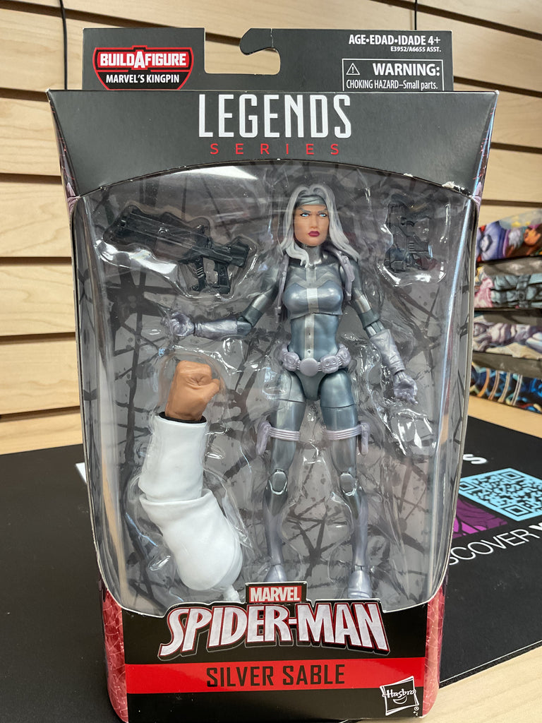 Marvel Legends Spider Man Silver Sable Action Figure
