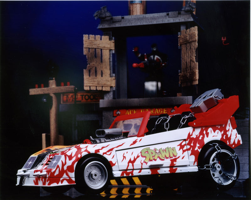 Todd McFarlane's Spawn Mobile ミニカー　新品未使用 Todd McFarlane Toys 1994 Spawn Mobile Special Edition Comic