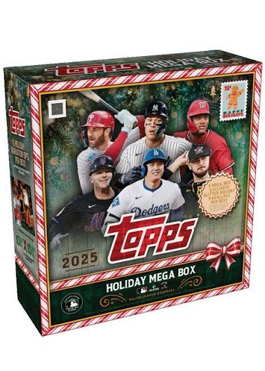 Topps 2025 Holiday Mega Box Baseball Cards
