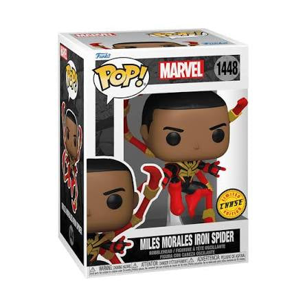 Funko POP! Marvel Miles Morales Iron Spider Chase Bobble-Head #1448