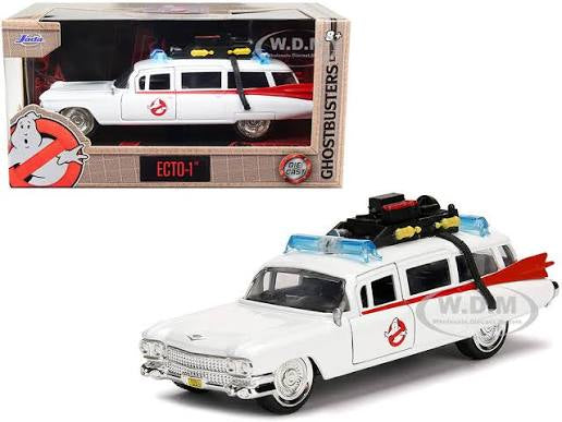 Jada Transformers ECTO-1 Hollywood Rides White Ghostbuster
