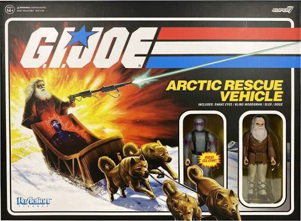 Super7 GI Joe Arctic Rescue Vehicle Reflection Figure