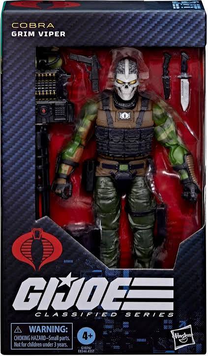 Hasbro GIJoe Classified Series Grim Viper Action Figure