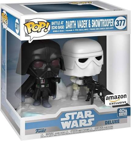 Funko POP! Darth Vader & Snowtrooper Bobble-Head Amzaon Exclusive