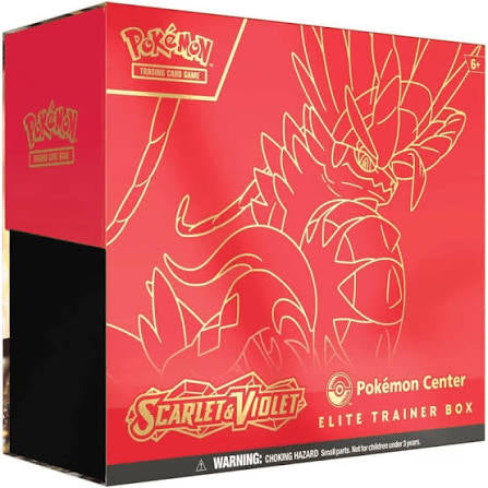 Pokémon Scarlet & Violet Red Pokemon Center Elite Trainer Box (With Acrylic Case)