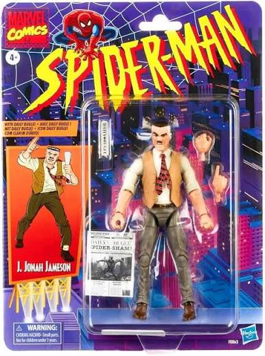 Hasbro Marvel Comics Spider-Man J. Jonah Jameson Action Figure