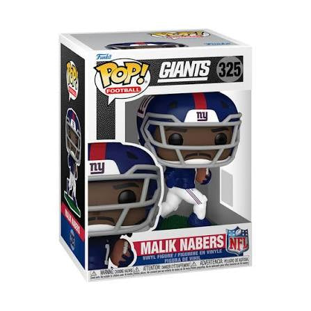 Funko POP! Malik Nabers NFL Giants Vinyl Figure