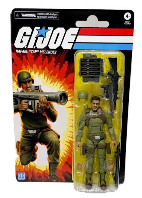 Hasbro G.I.Joe Rafael “Zap” Melendez Retro Card Action Figure