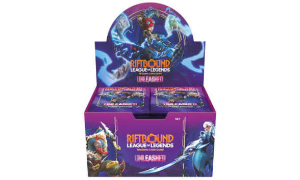 Riftbound League Of Legends Trading Cards Game Unleashed Sealed Booster Box