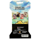 One Piece Holographic Trading Stickers Sleeved Booster Sealed 5-Pack