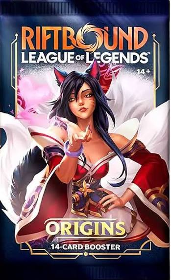 League of Legends Rift Bound Trading Card Game Origins Booster Pack