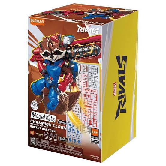 Blokees Marvel Rivals Rocket Raccoon Model Kits Champion Class