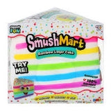 Crazy Fun Smush Mart Rainbow Layer Cake