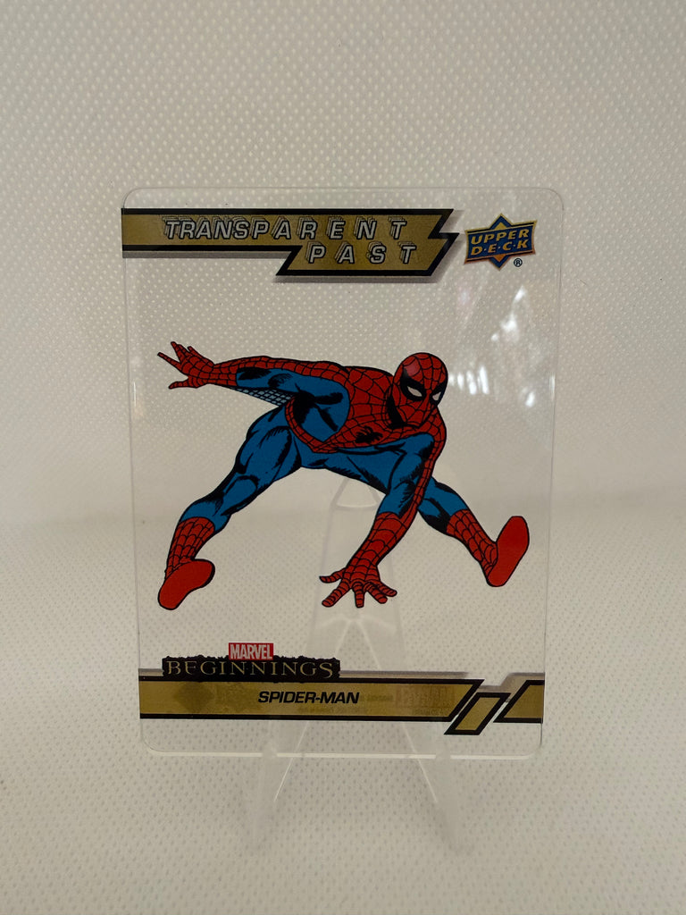 2022 Upper Deck Marvel Beginnings Vol 2 Series 1 Transparent Past Spider-Man