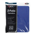 BCW 9-Pocket Z-Folio Toploaders Hold 252 Toploaders Blue
