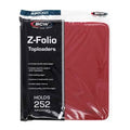 BCW 9-Pocket Z-Folio Toploaders Hold 252 Toploaders Red