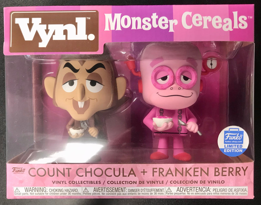 Funko Vynl Monster Cereals Count Chocula + Franken Berry Limited Edition Set