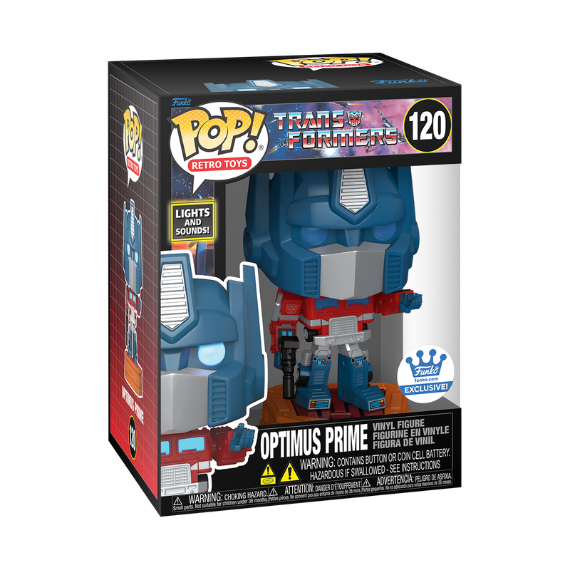 Funko! Lights and Sounds Optimus Prime Transformers
