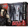McFarlane Toys The Walking Dead Negan & Glenn Exclusive 2- Figure set Black & White Version