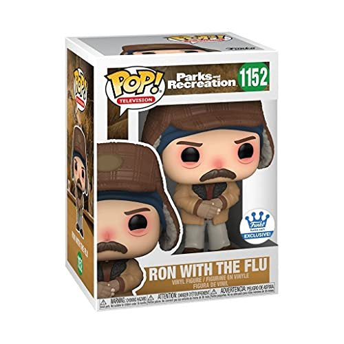Funko POP! Funko Shop Exclusive Parks and Recreation Ron with the Flu Vinyl Figure