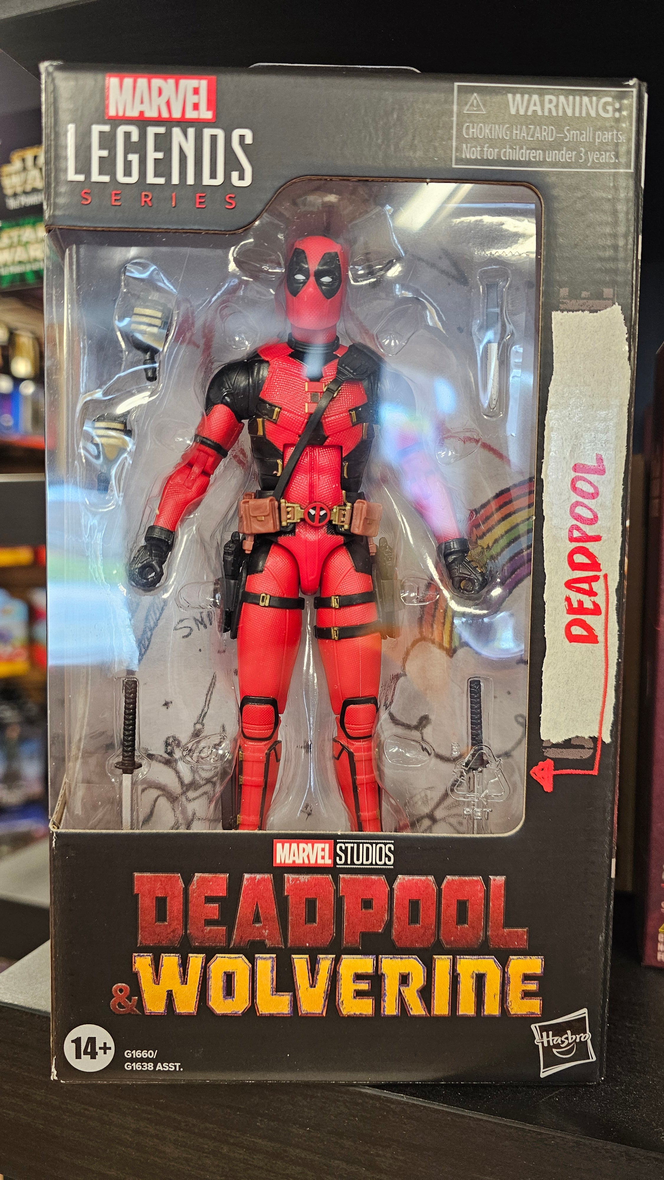 Hasbro Marvel Legends Deadpool&Wolverine Deadpool Action Figure | Lost ...