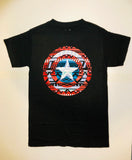 Men’s S/S Captain America Shield Logo T-Shirt