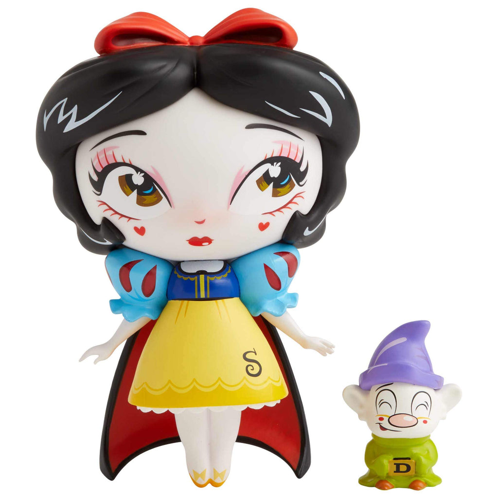 Enesco Disney World of Miss Mindy Snow White with Mini Dopey Dwarf Vinyl Figure