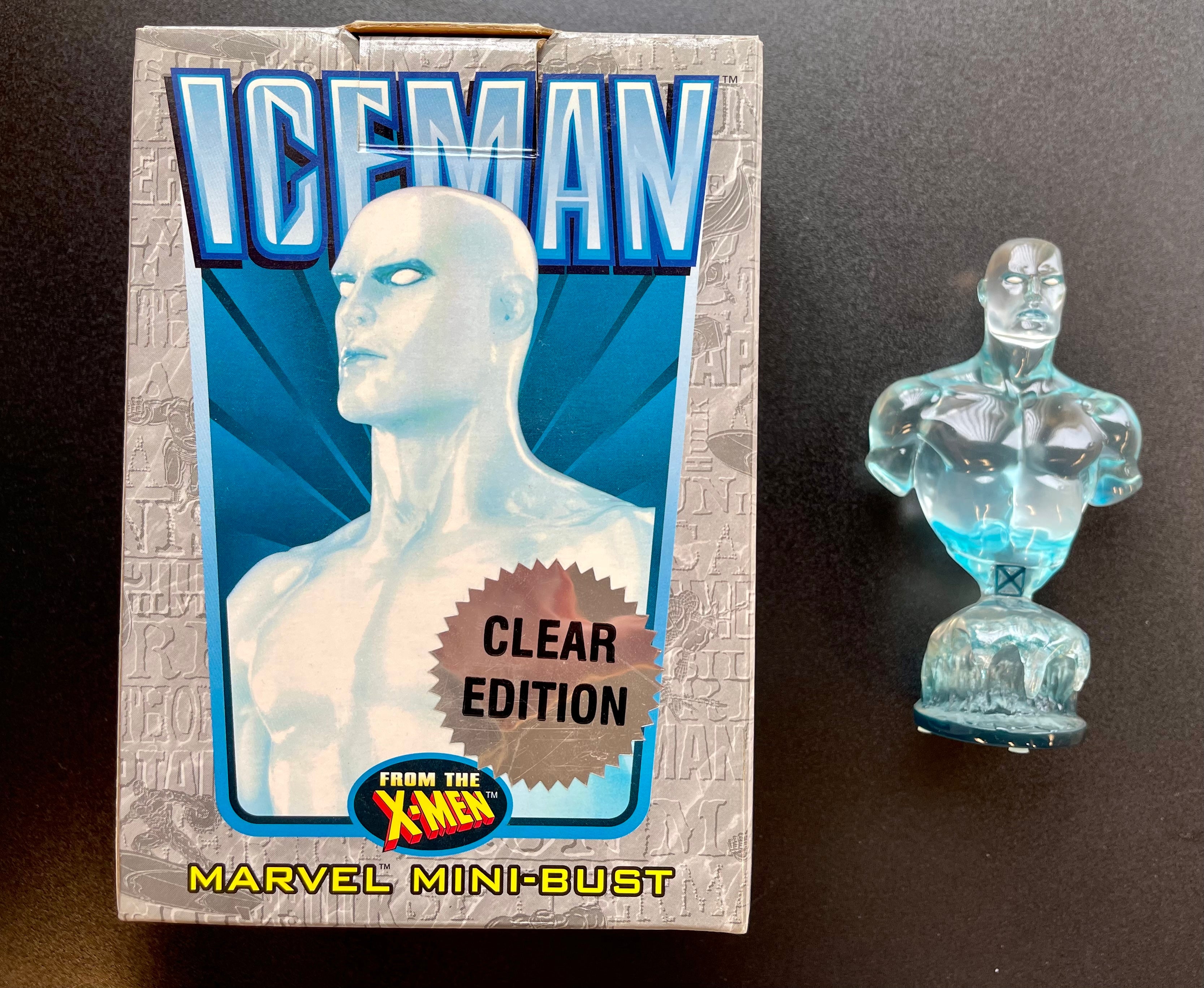 Marvel Bowen Iceman Clear Edition Mini-Bust | Lost 4 Toys