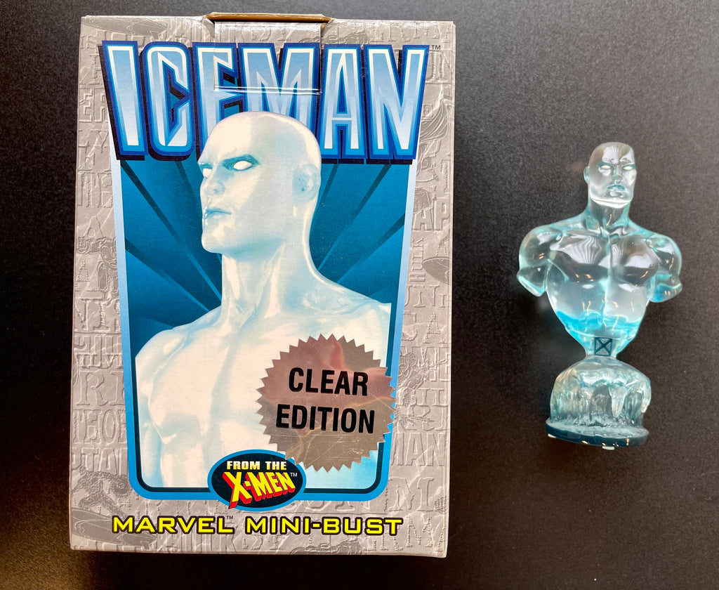 Marvel Bowen Iceman Clear Edition Mini-Bust