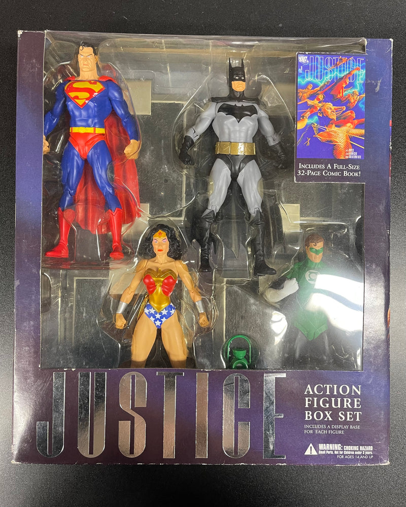DC Direct Alex Ross JUSTICE Figure Box Set | Lost 4 Toys