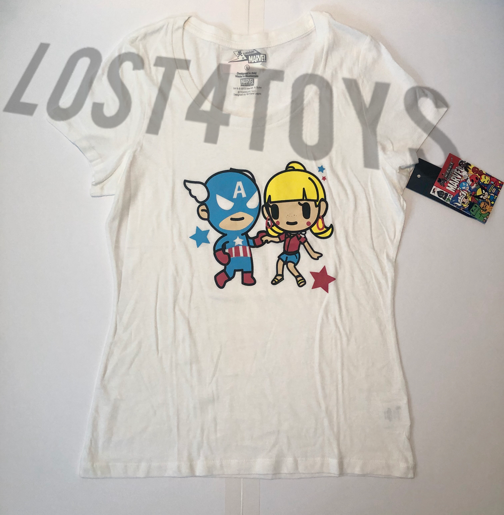 Marvel Captain America ‘Let's Dance’ tokidoki Women’s T-shirt