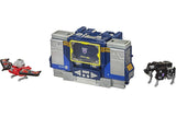 Transformers Netflix War for Cybertron Trilogy Voyager Class Soundwave Battle 3-Pack with Laserbeak and Ravage