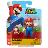 Jakks Pacific Super Mario Mario w/ Red Mushroom Figure