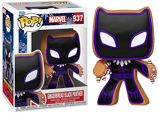 Funko POP! Marvel “Gingerbread Black Panther” Bobblehead