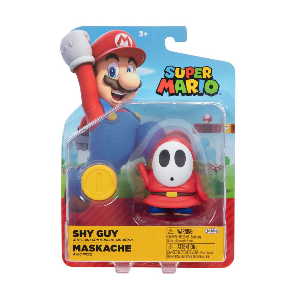 Jacks Pacific Super Mario Shy Guy w/Coin Action Figure