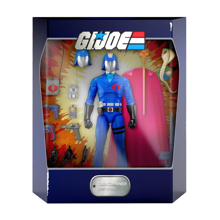 Super7 G.I. Joe Cobra Commander (Enemy Leader)Ultimate Action Figure