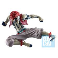 Bandai Ichibansho Akaza (Shake The Sword Burn Your Heart) "Demon Slayer: Kimetsu No Yaiba" Collectible Figure
