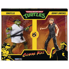 Playmates Toys Teenage Mutant Ninja Turtles Donatello cobra Kai Johnny Lawrence Action Figure