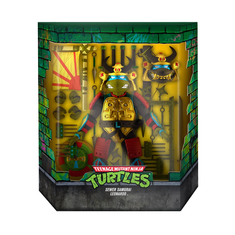 Super7 Ultimates Teenage Mutant Ninja Turtles Sewer Samurai Leonardo Action  Figure