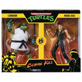 Playmates Toys Teenage Mutant Ninja Turtles Vs Cobrai Kai Leonardo vs. Miguel Diaz 2 Pack Action Figure Set