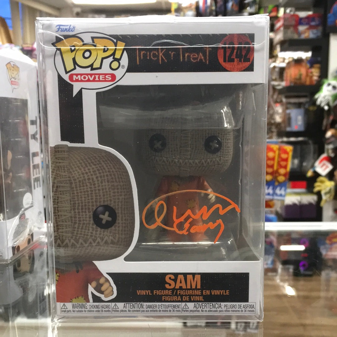 Funko POP! Trick 'r Treat “Sam” Vinyl Figure Signed by Quinn Lord