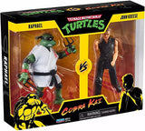 Playmates Toys Teenage Mutant Ninja Turtles vs. Cobra Kai Raphel vs. John Kreese 2 Pack