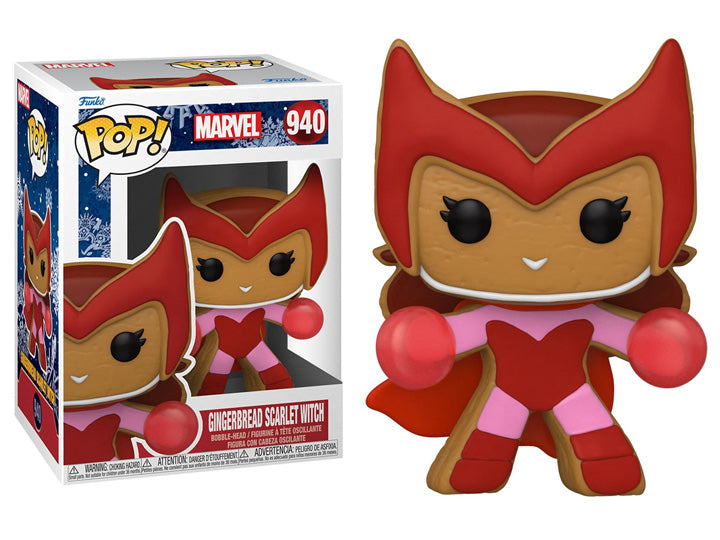 Funko POP! Marvel “Gingerbread Scarlet Witch” Bobble-Head